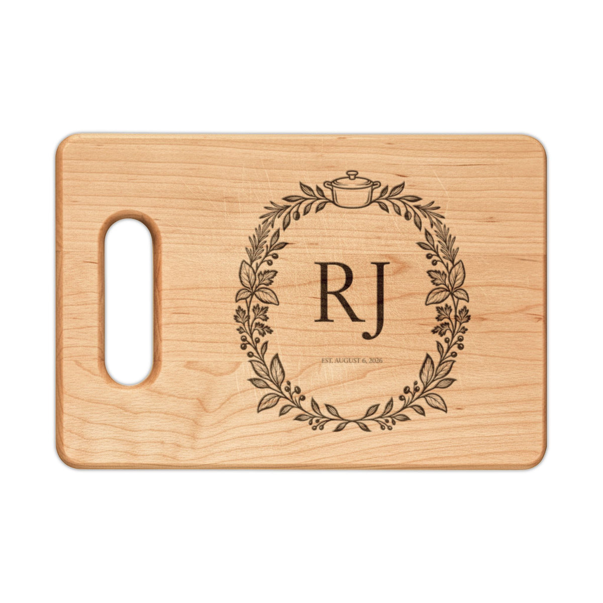 Atelier Engraved Personalized Wooden Cutting Board