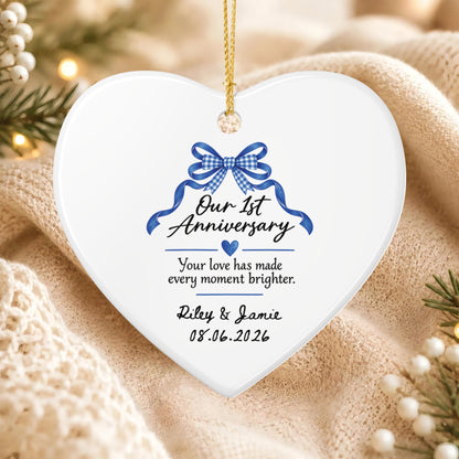 Heritage Single-Sided Ceramic Ornament
