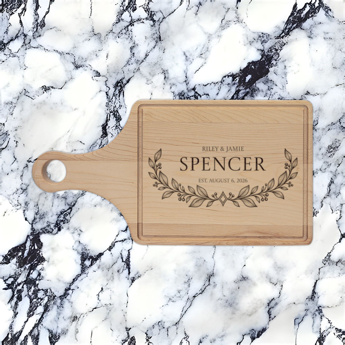 Atelier Engraved Personalized Wooden Cutting Board