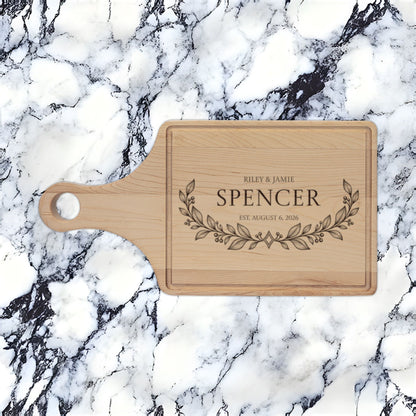 Atelier Engraved Personalized Wooden Cutting Board