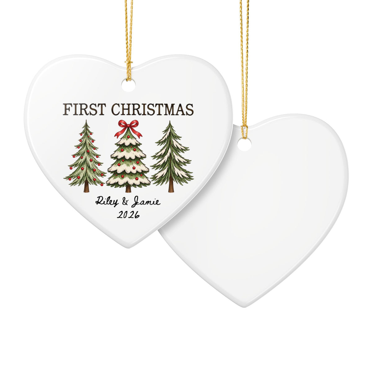 Heritage Single-Sided Ceramic Ornament