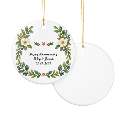 Heritage Single-Sided Ceramic Ornament