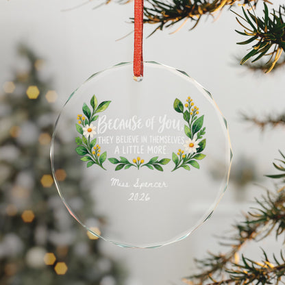 Signature Crystal Christmas Ornament