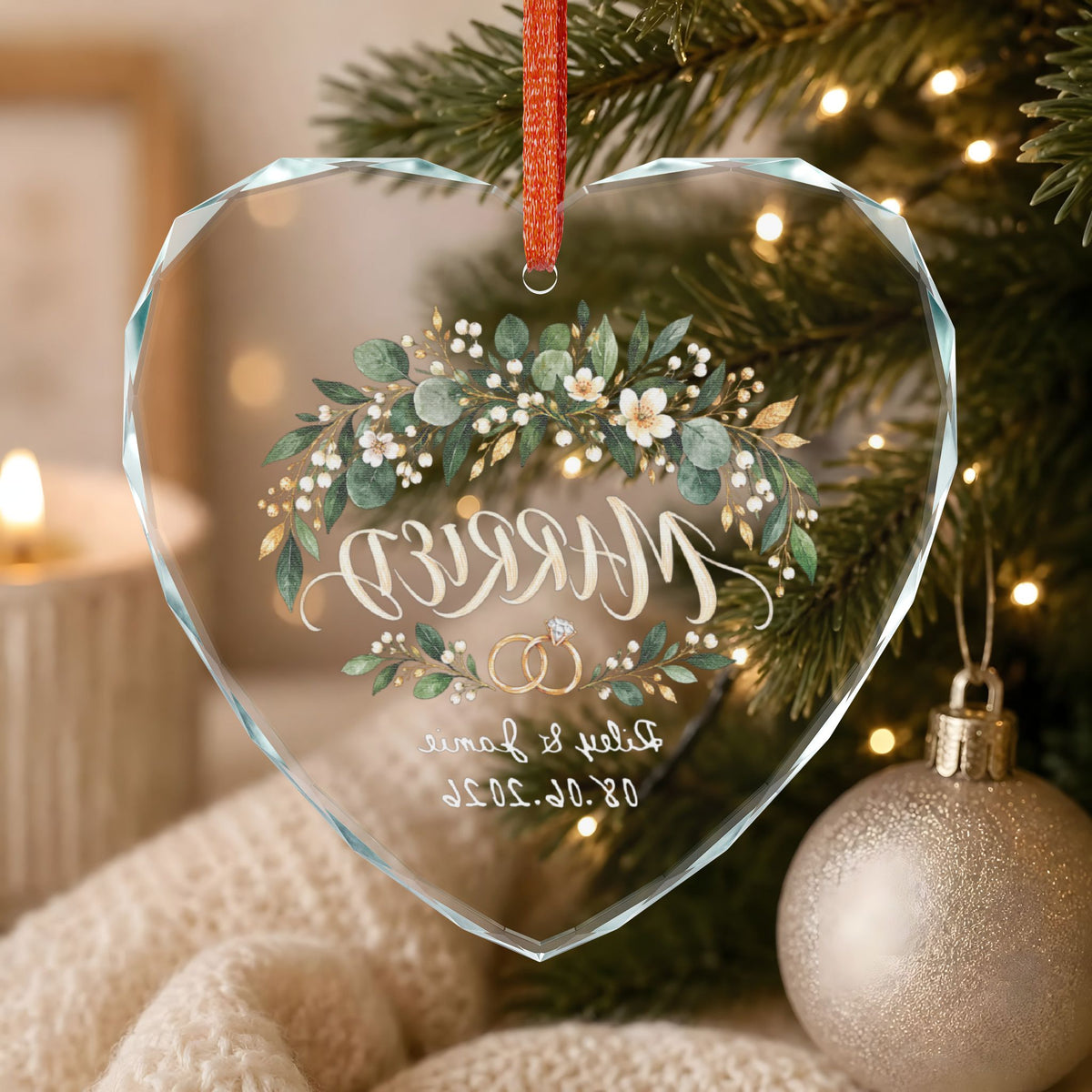 Signature Crystal Christmas Ornament