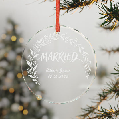 Signature Crystal Christmas Ornament