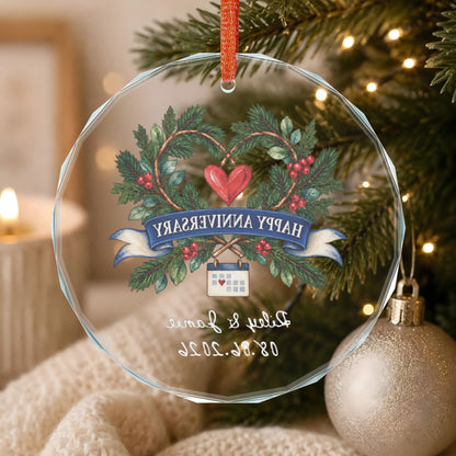 Signature Crystal Christmas Ornament