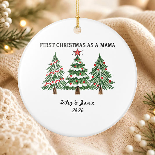 Heritage Single-Sided Ceramic Ornament