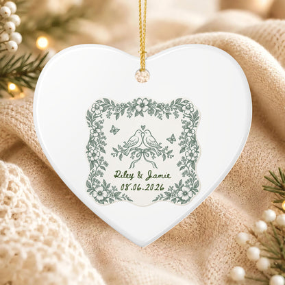 Heritage Single-Sided Ceramic Ornament