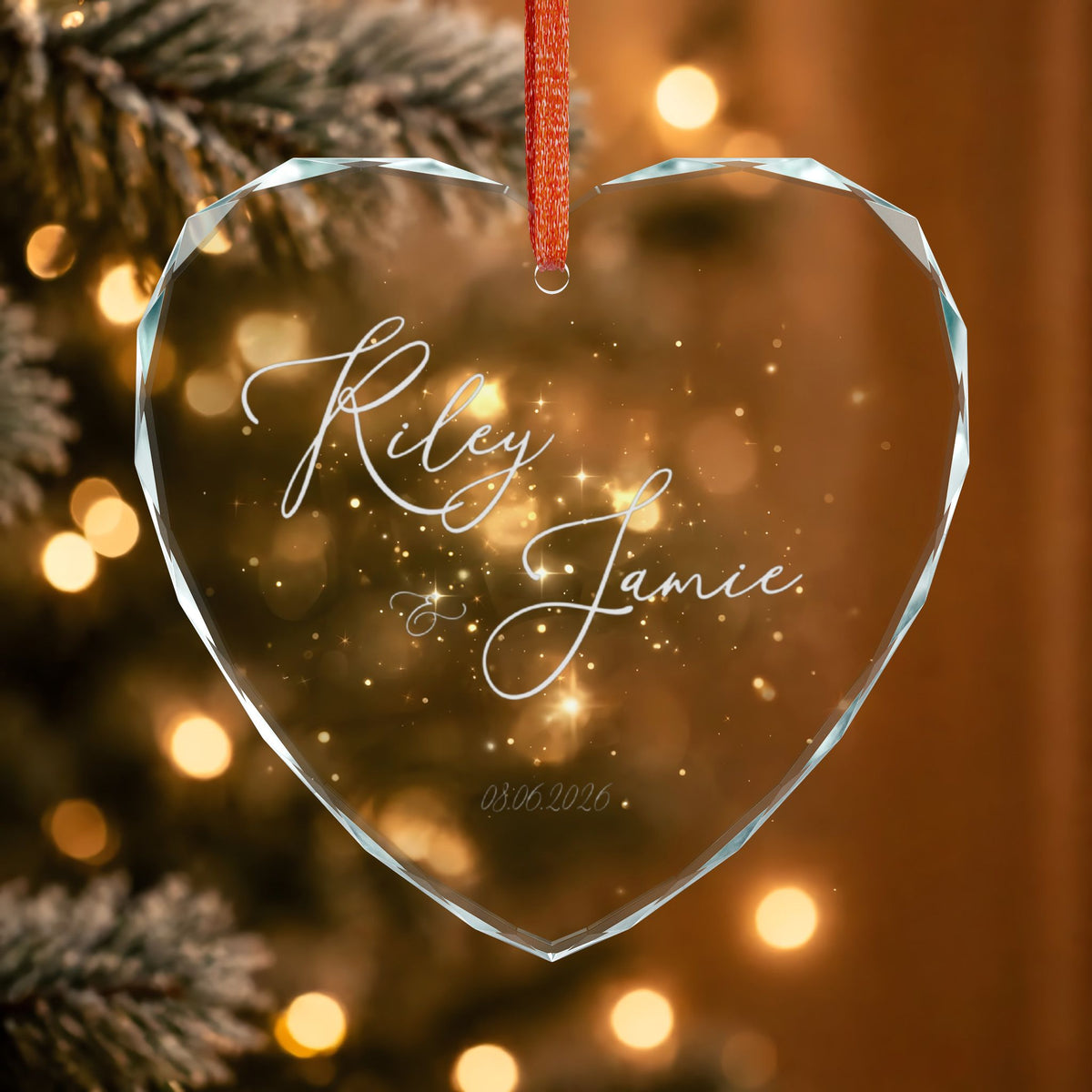 Signature Crystal Christmas Ornament