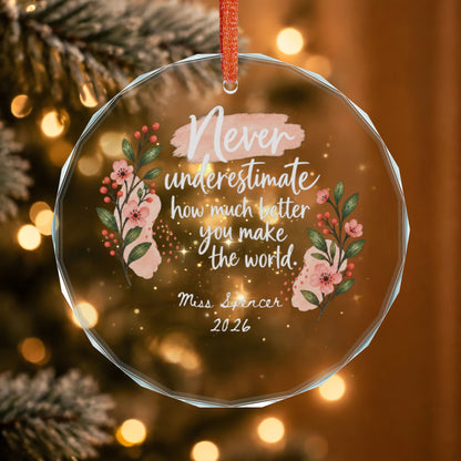 Signature Crystal Christmas Ornament
