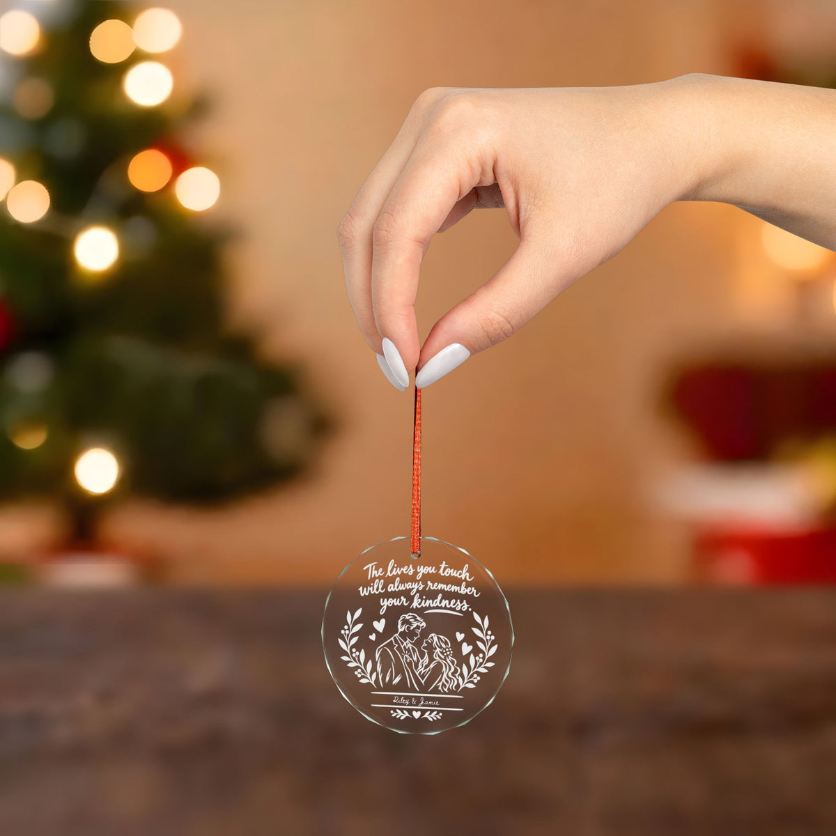 Signature Crystal Christmas Ornament