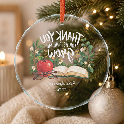 Signature Crystal Christmas Ornament