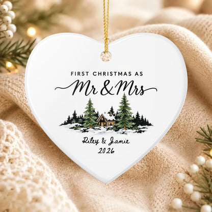 Heritage Single-Sided Ceramic Ornament