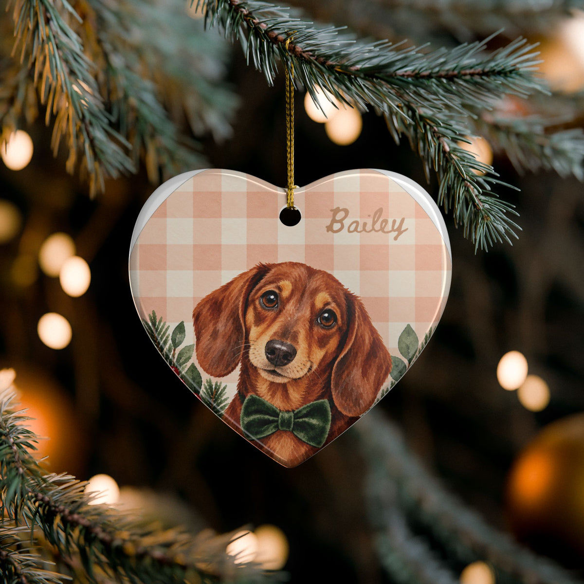 Copy of Personalized Pet Christmas Ceramic Ornament Dog & Cat Keepsake