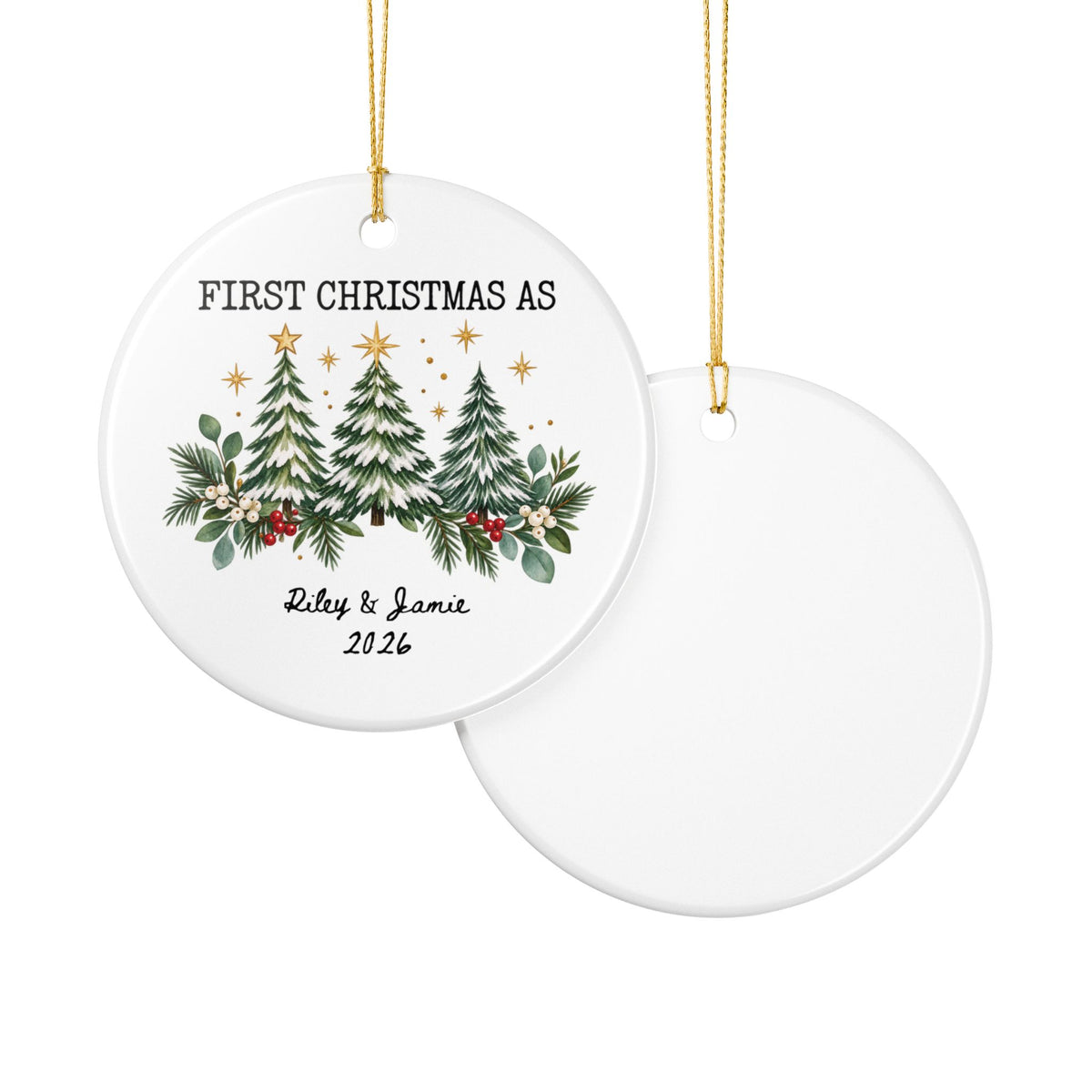 Heritage Single-Sided Ceramic Ornament