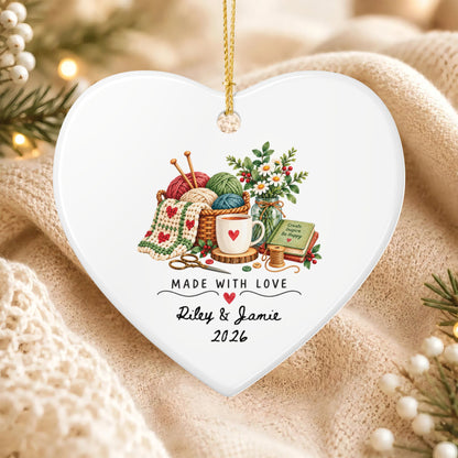 Heritage Single-Sided Ceramic Ornament