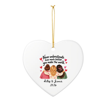 Heritage Single-Sided Ceramic Ornament