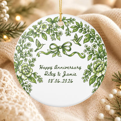 Heritage Single-Sided Ceramic Ornament