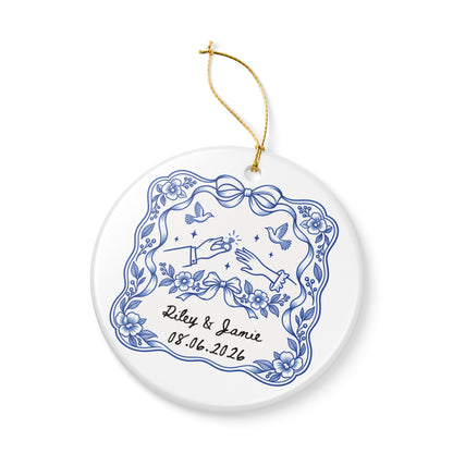 Heritage Single-Sided Ceramic Ornament