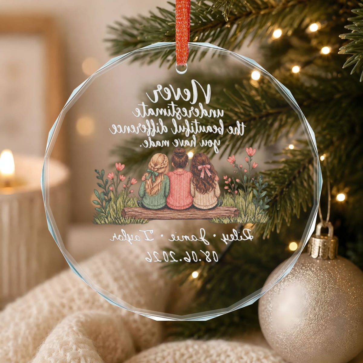 Signature Crystal Christmas Ornament