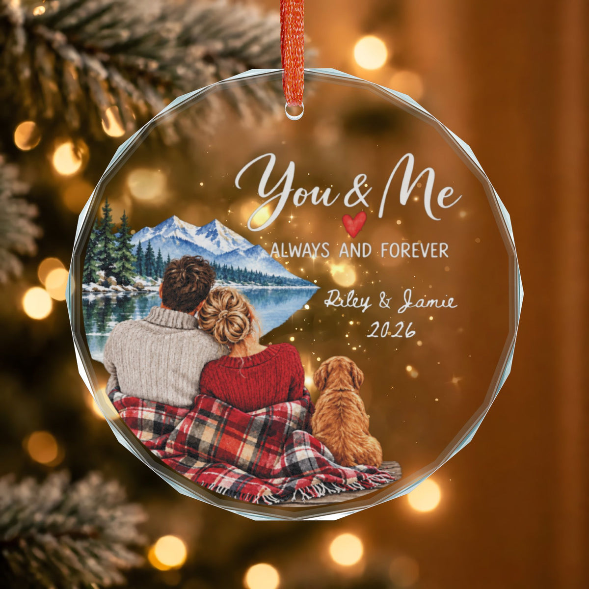 Signature Crystal Christmas Ornament