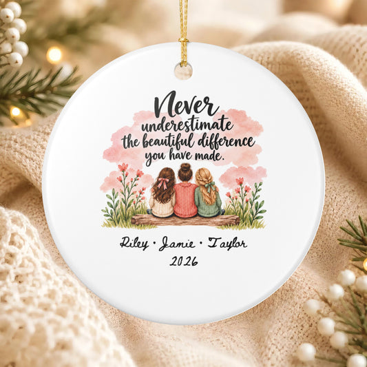 Heritage Single-Sided Ceramic Ornament