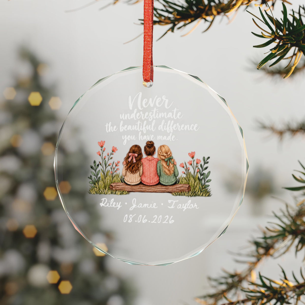 Signature Crystal Christmas Ornament