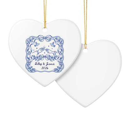 Heritage Single-Sided Ceramic Ornament