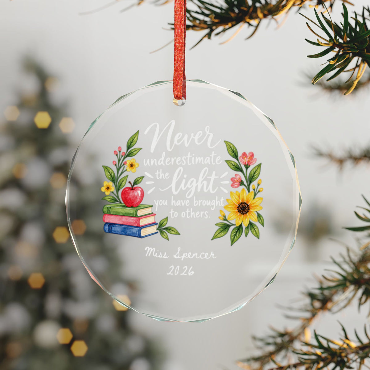 Signature Crystal Christmas Ornament