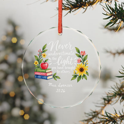 Signature Crystal Christmas Ornament