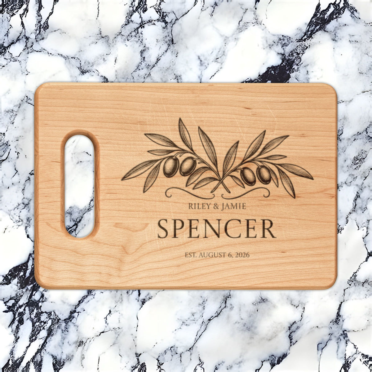 Atelier Engraved Personalized Wooden Cutting Board