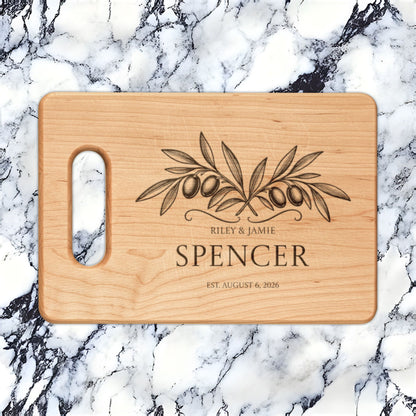 Atelier Engraved Personalized Wooden Cutting Board