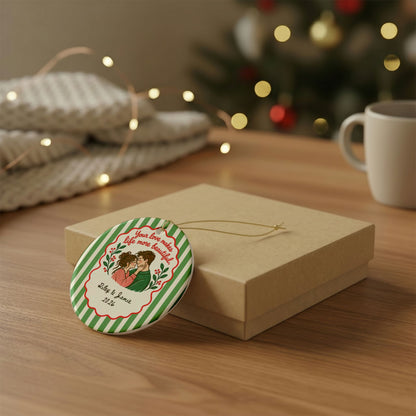 Heritage Single-Sided Ceramic Ornament