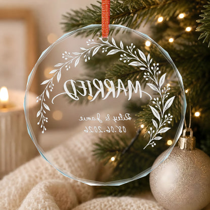 Signature Crystal Christmas Ornament
