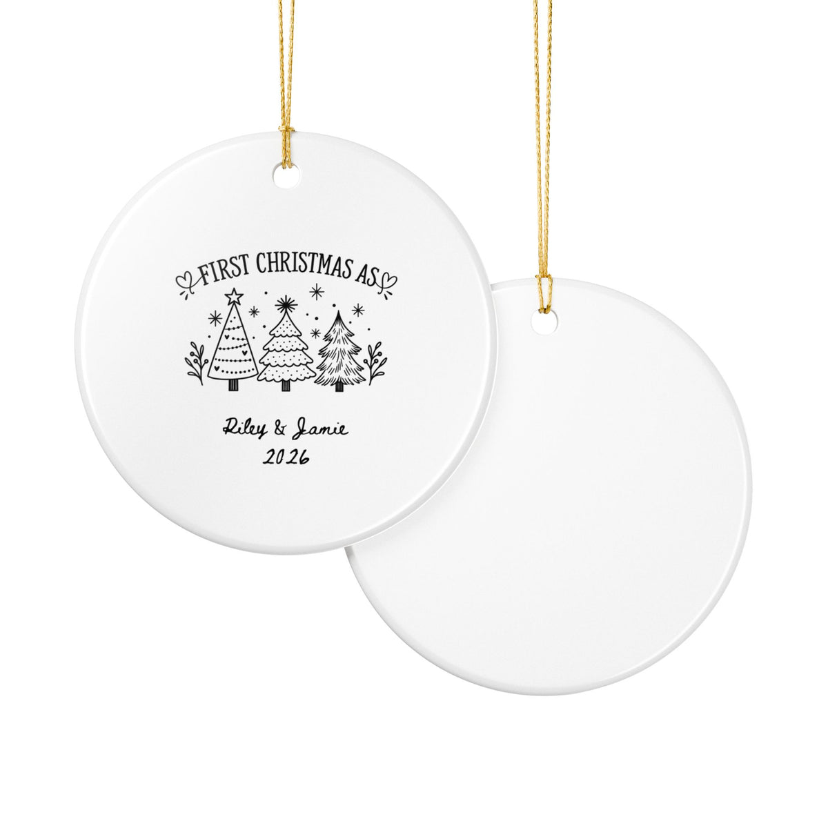 Heritage Single-Sided Ceramic Ornament