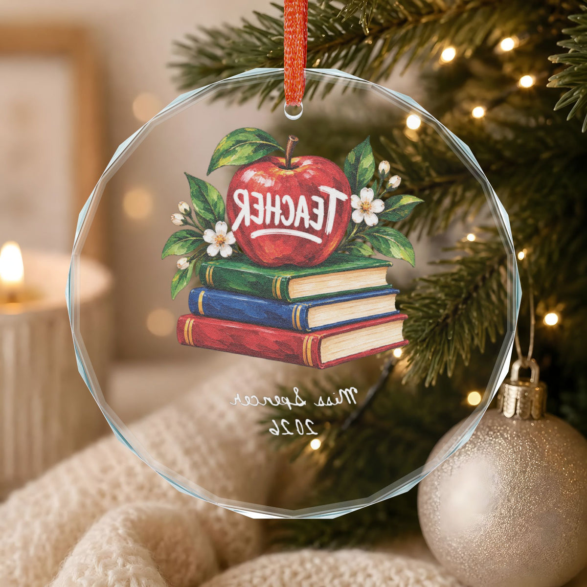 Signature Crystal Christmas Ornament