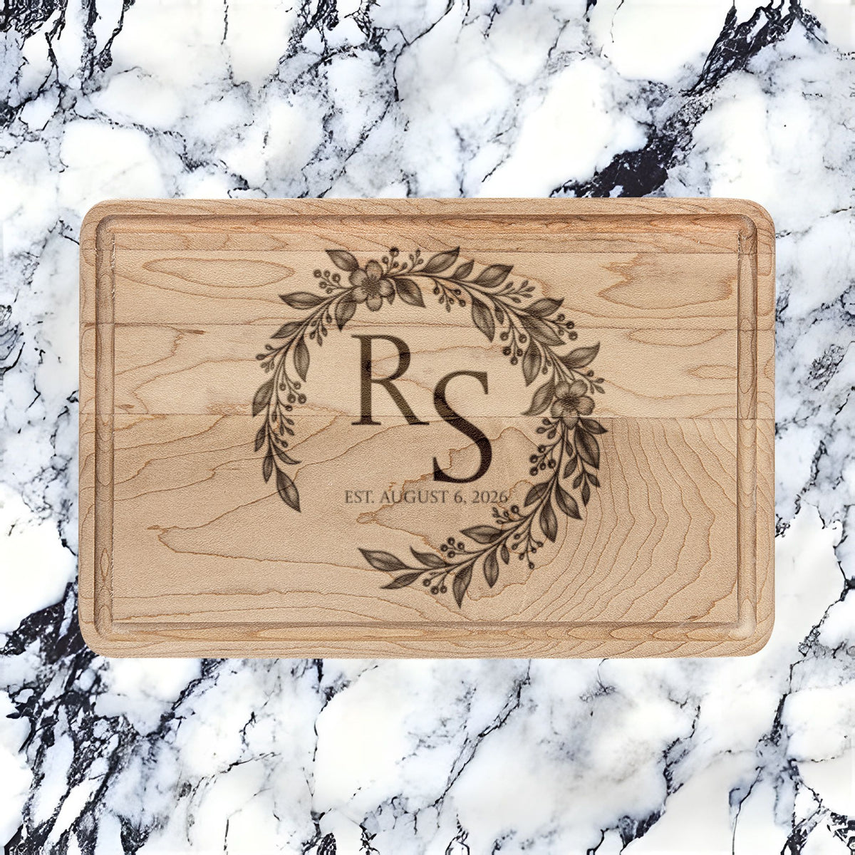 Atelier Engraved Personalized Wooden Cutting Board