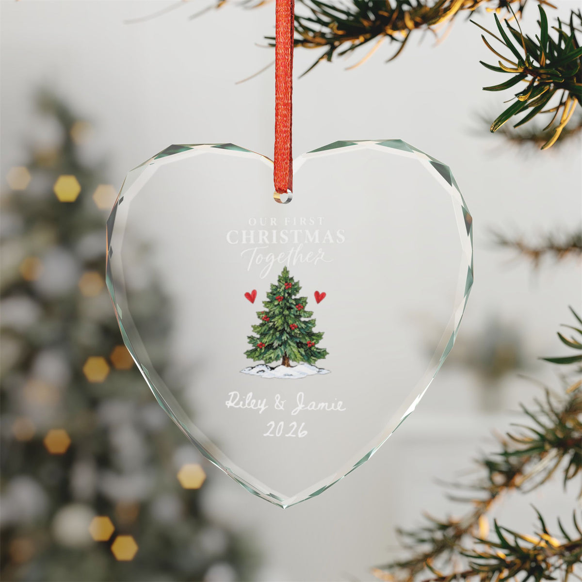 Signature Crystal Christmas Ornament