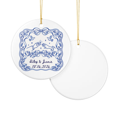 Heritage Single-Sided Ceramic Ornament