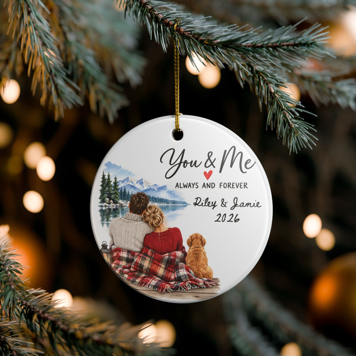 Heritage Single-Sided Ceramic Ornament