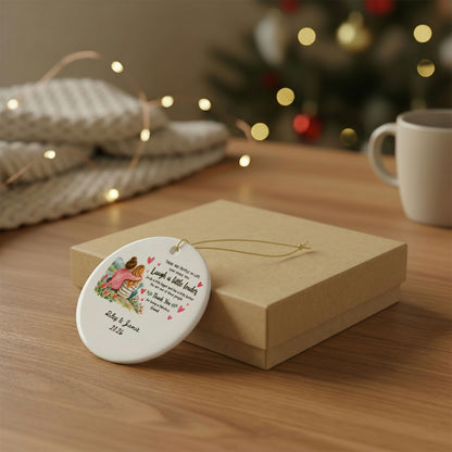Heritage Single-Sided Ceramic Ornament
