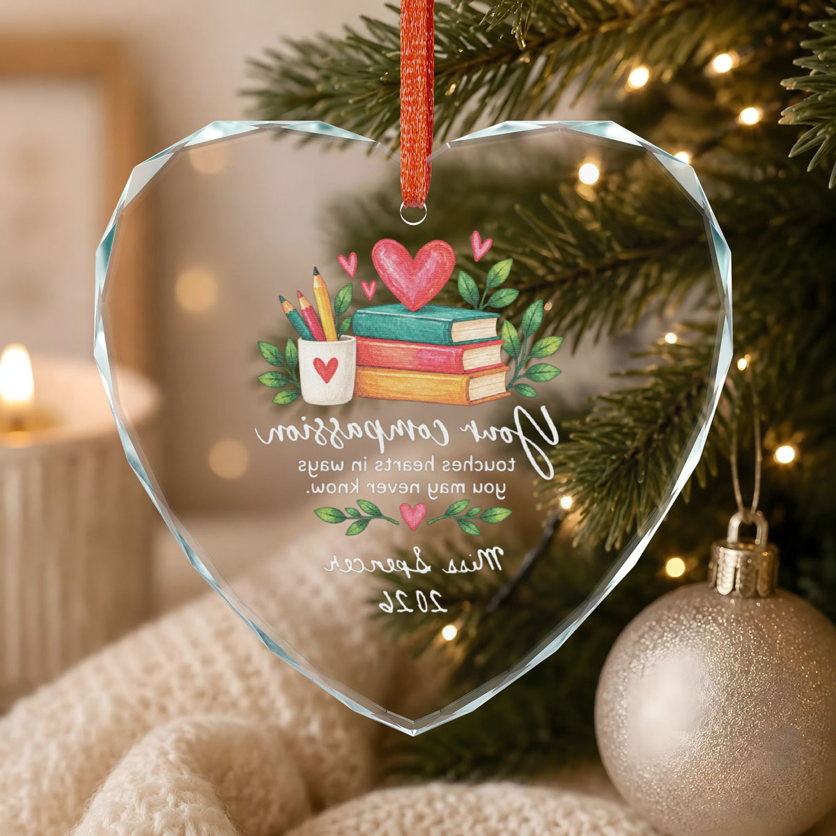 Signature Crystal Christmas Ornament
