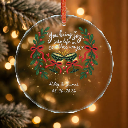Signature Crystal Christmas Ornament