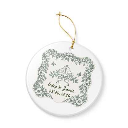 Heritage Single-Sided Ceramic Ornament