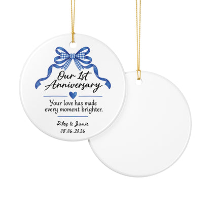 Heritage Single-Sided Ceramic Ornament
