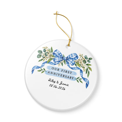 Heritage Single-Sided Ceramic Ornament