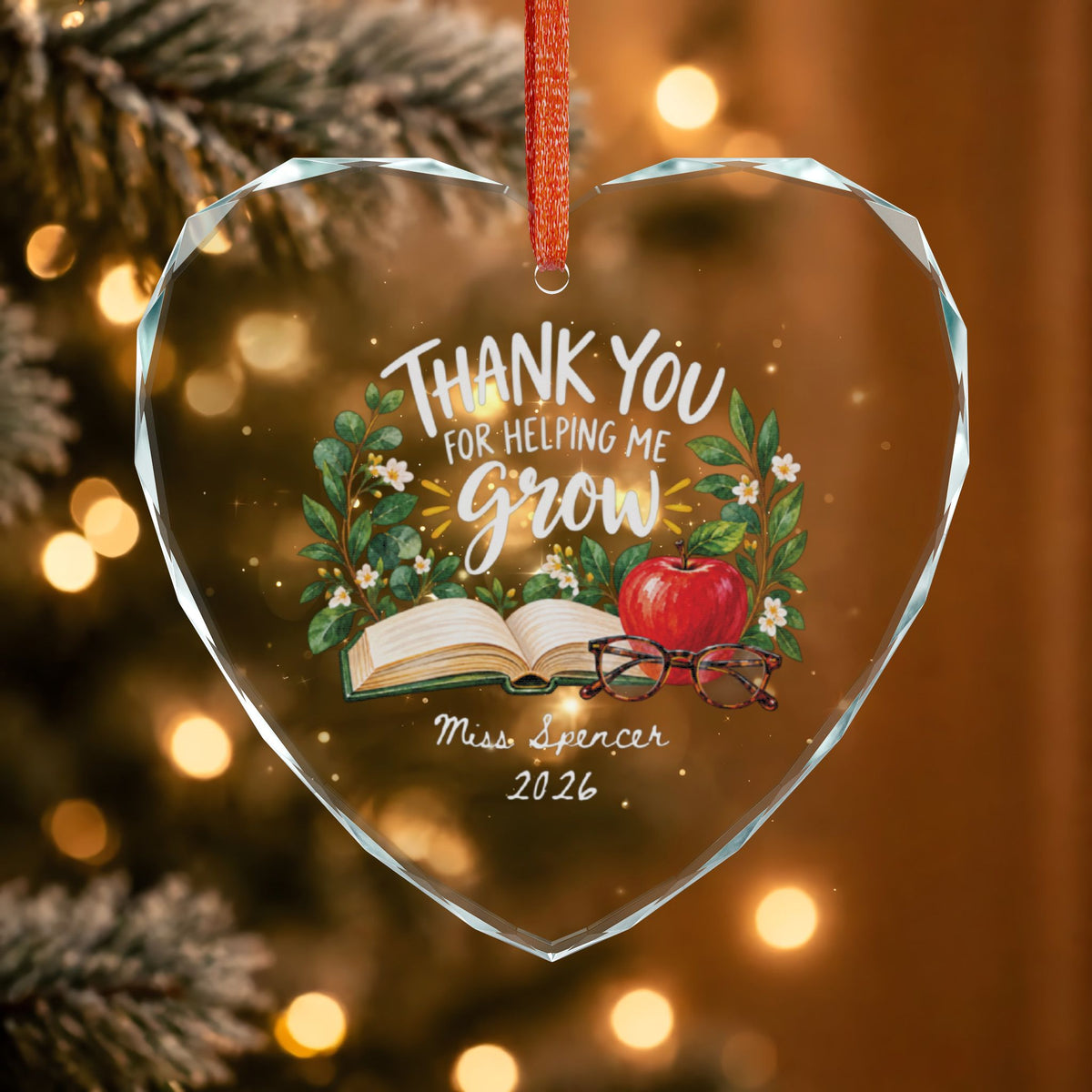 Signature Crystal Christmas Ornament