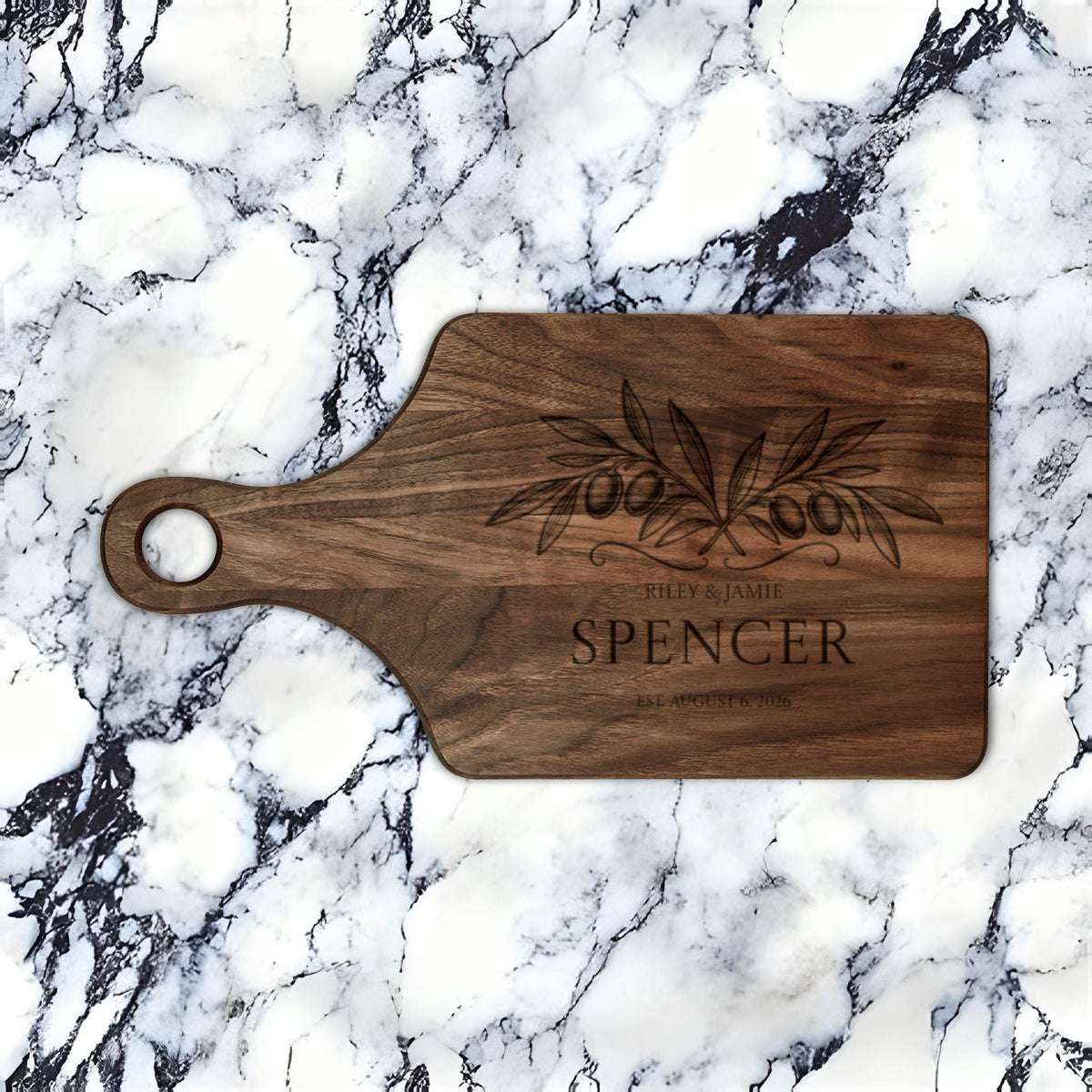 Atelier Engraved Personalized Wooden Cutting Board