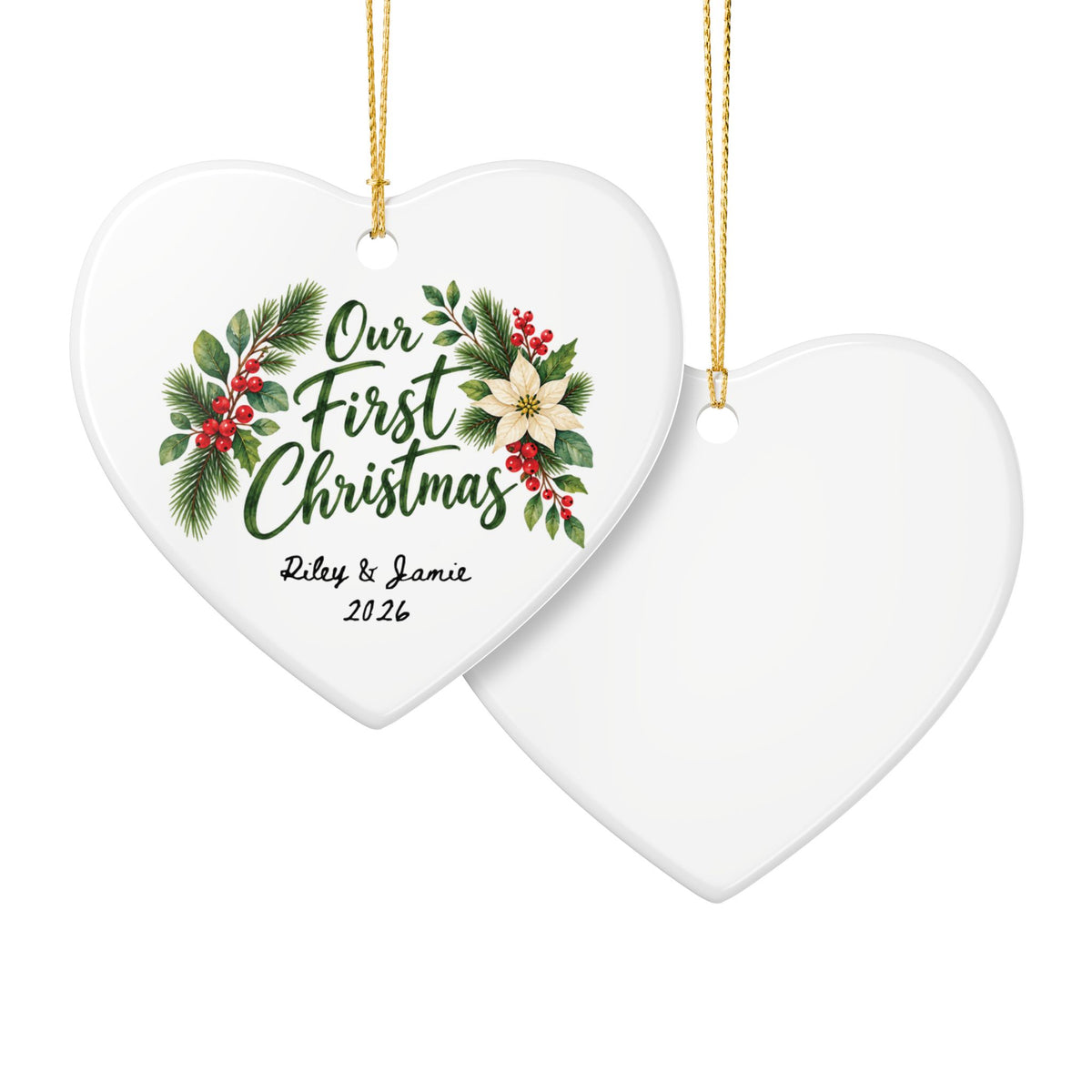 Heritage Single-Sided Ceramic Ornament