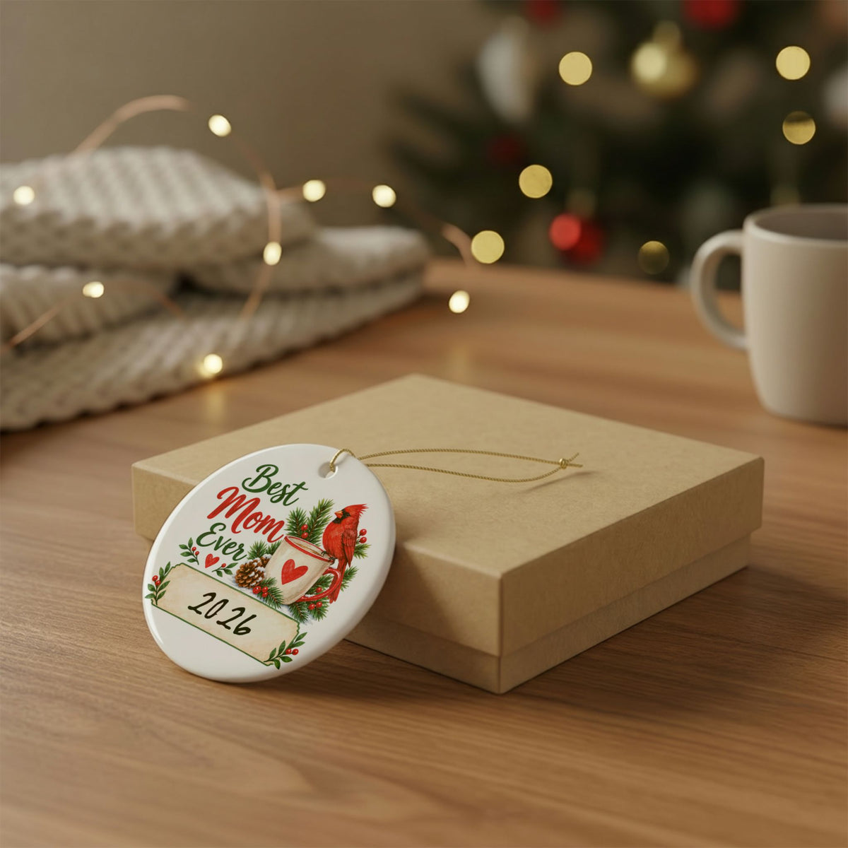 Heritage Single-Sided Ceramic Ornament